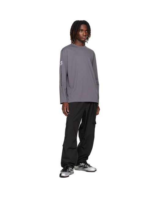 Y-3 Purple Mercedes-Amg F1 Edition Chaos Logo T-Shirt for men