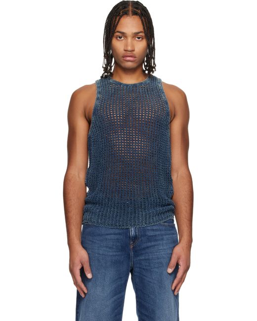 DIESEL Blue K-Reca Tank Top for men