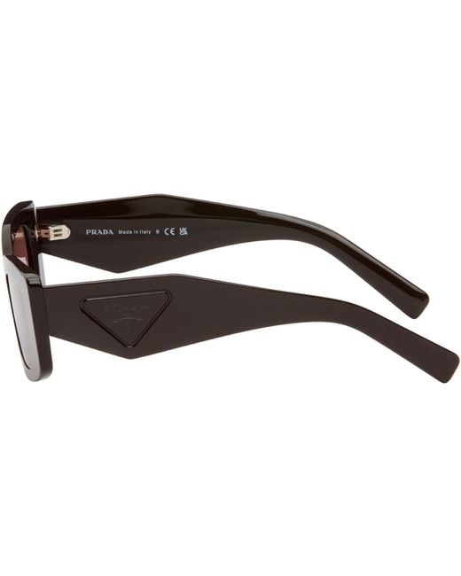 Prada Brown Cat-Eye Sunglasses