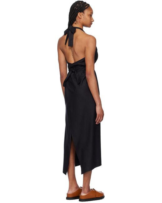Baserange Black Ssense Exclusive Node Maxi Dress