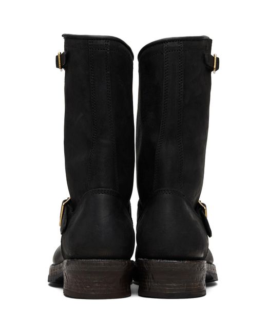 Visvim Black T.W.O. Folk Boots for men