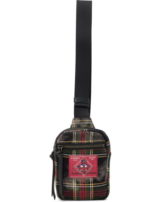 Vivienne Westwood Black Matthew Mini Crossbody Bag for men