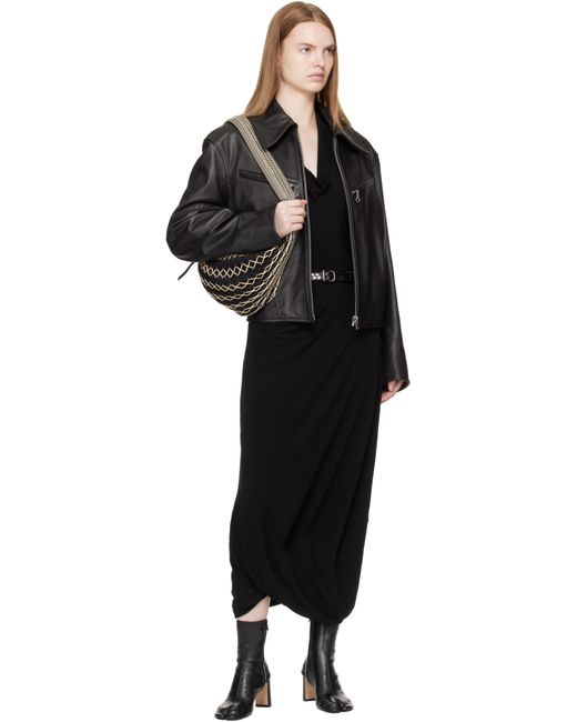 Lemaire ベージュ＆ブラック Fortune Croissant Filt バッグ Black