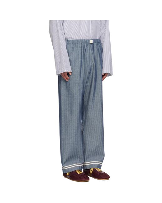 SC103 Black Banner Trousers for men