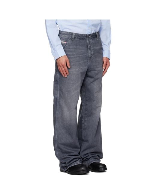 DIESEL Blue D-Livery-W Jeans for men