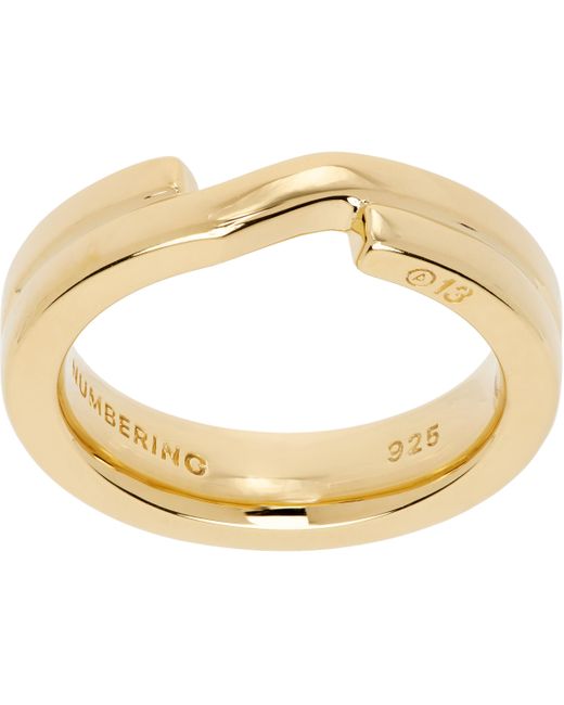 Bague #7409 NUMBERING pour homme en coloris Metallic