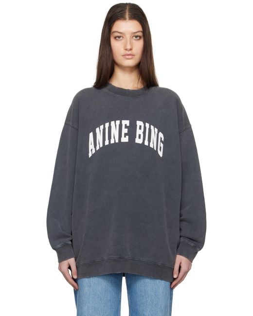 Anine Bing Blue Tyler Sweatshirt