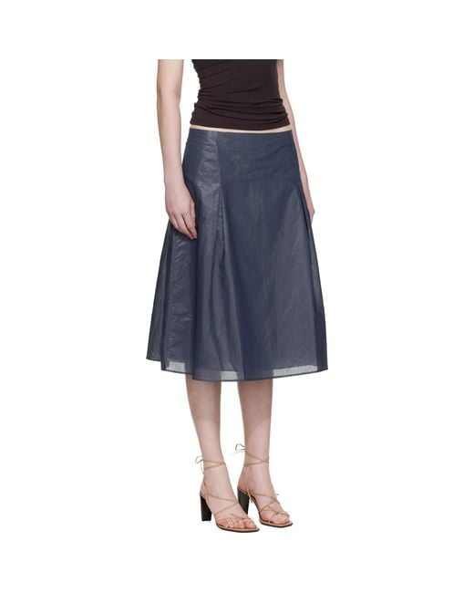 Paloma Wool Black Dimi Midi Skirt
