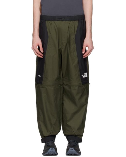 Undercover Green & Black The North Face Edition Hike Trousers for men