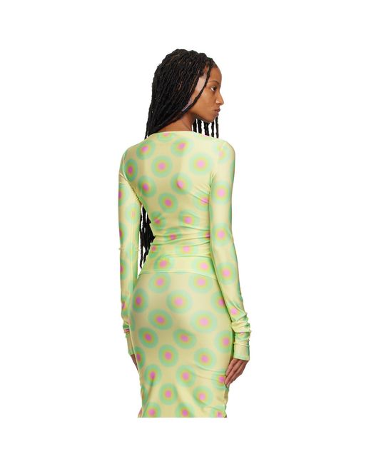 Sportmax Multicolor Green Ennio Long Sleeve T-shirt
