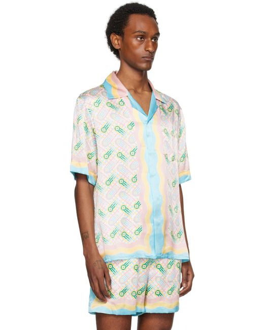 Casablancabrand Multicolor Multicolour Ping Pong Shirt for men