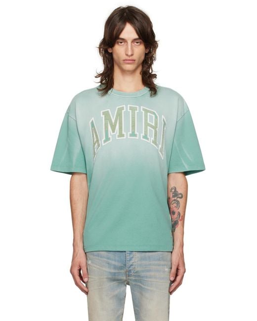 Amiri Vintage Oversized T-Shirt in Green for Men | Lyst