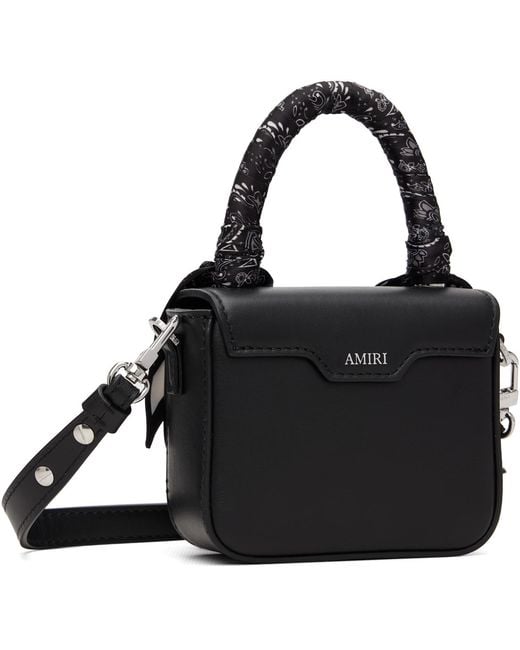 Amiri Black Nano Ma Bag