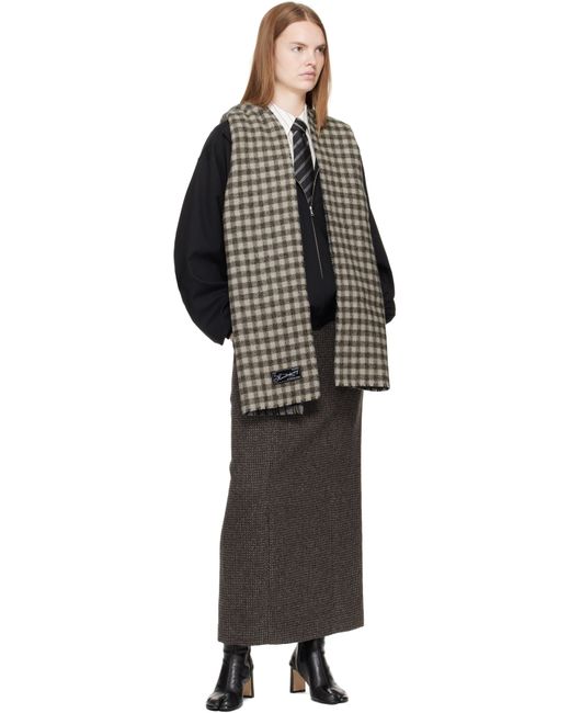 Écharpe Grise En Laine mfpen en coloris Gray