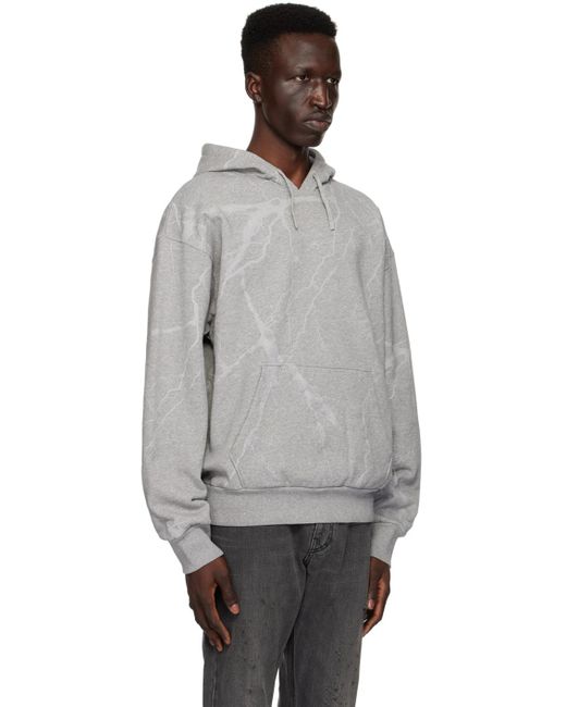 Pull à capuche gris à motif graphique Givenchy pour homme en coloris Gray
