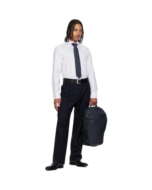 Boss Blue Reflective Detail Backpack for men
