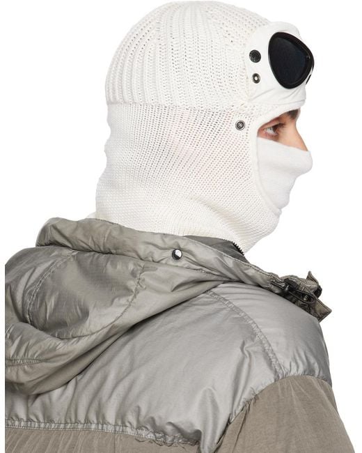 C P Company Multicolor Off- Goggle Balaclava for men