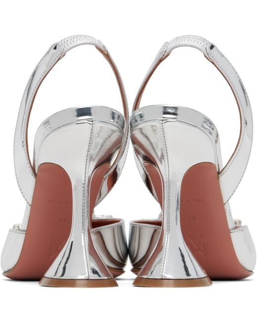 AMINA MUADDI Black Begum Sling Heels