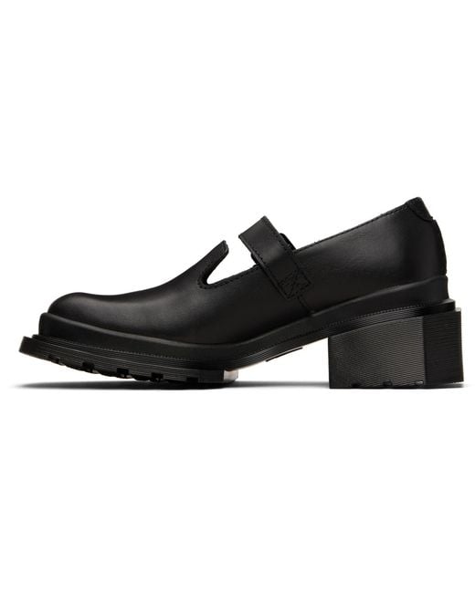 Dr. Martens Black Maybole Square Toe Mary Jane Heels