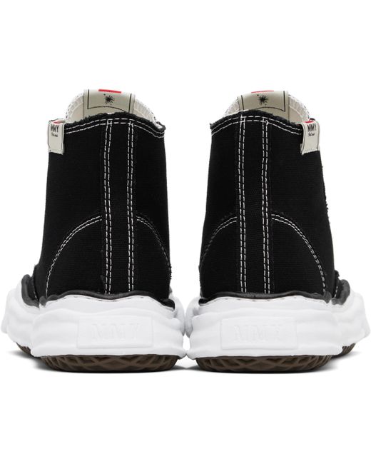 メンズ Maison Mihara Yasuhiro ブラック 'Peterson' Og Sole キャンバス スニーカー Black