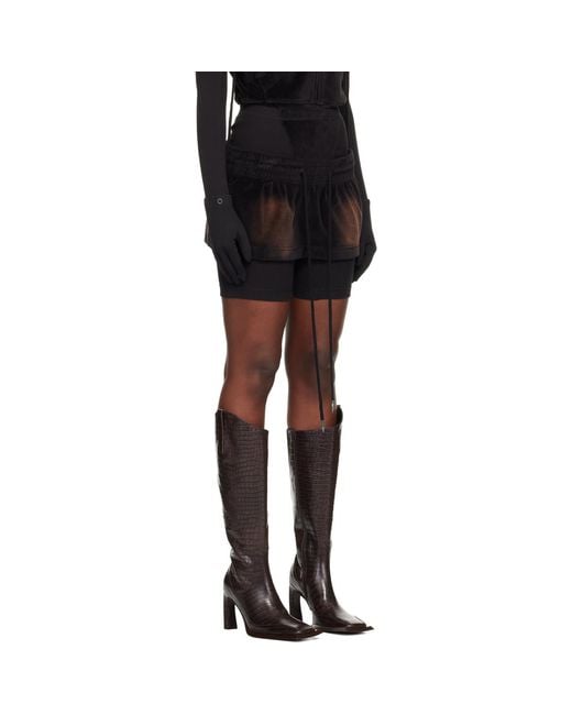 KNWLS Black Paris Skort
