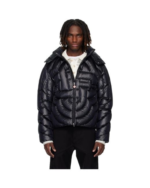 Casablanca Black Quilted Down Jacket for men