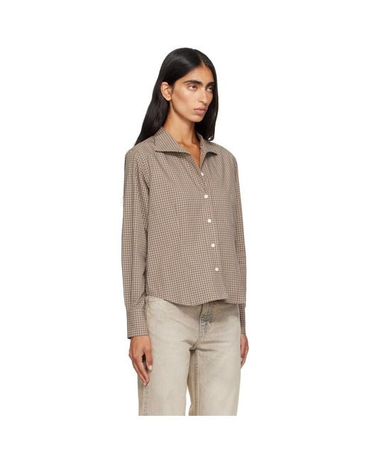Jeanerica Brown Vera Shirt