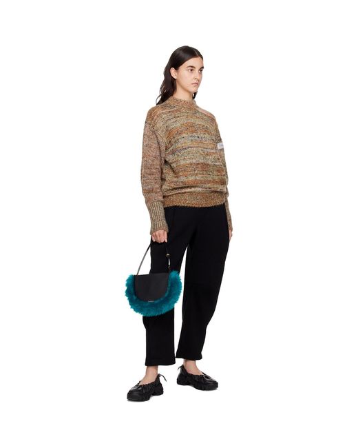 Pull Marbré Multicolore Adererror en coloris Brown