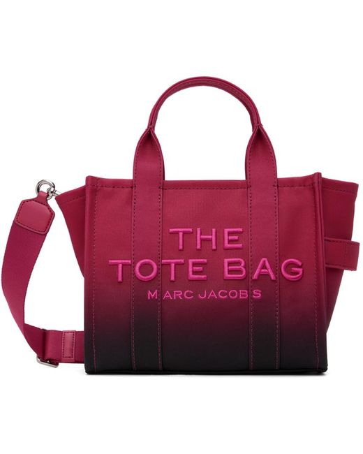 Marc Jacobs Red 'The Ombré Coated Canvas Small' Tote