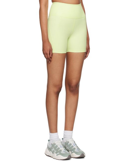 GIRLFRIEND COLLECTIVE Yellow High-rise Shorts