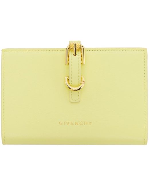 Givenchy Yellow Voyou Bifold Wallet
