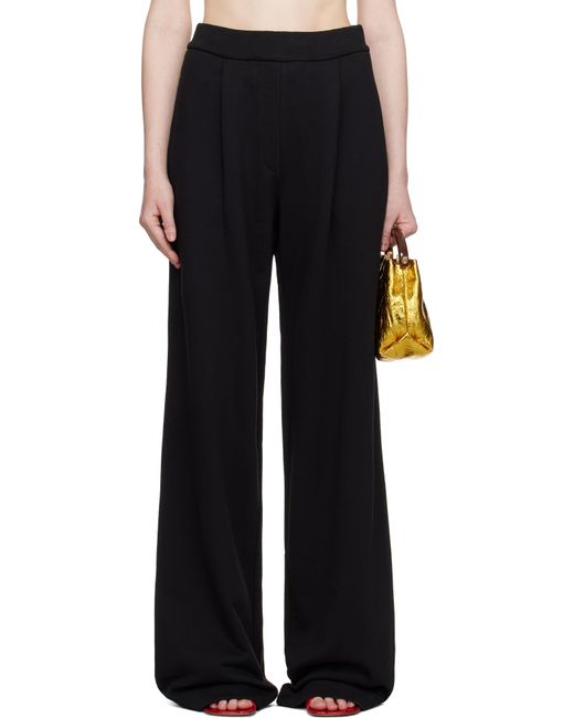Dries Van Noten ブラック ストレート スウェットパンツ Black