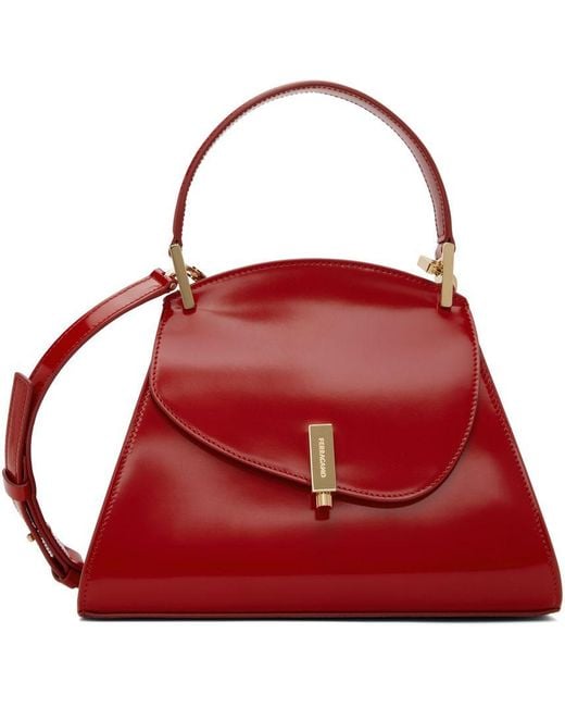 【SALVATORE FERRAGAMO】GEOMETRIC HANDBAG Ferragamo Small Geometric Shoulder Bag | Black | FARFETCH