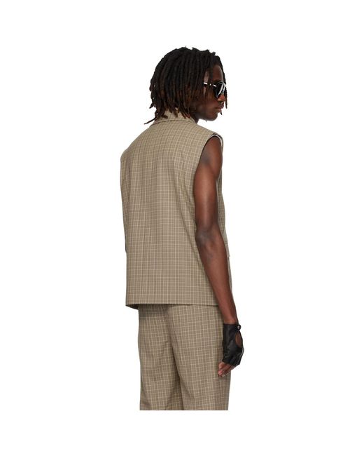 Ernest W. Baker Multicolor Sleeveless Tailored Jacket Vest for men