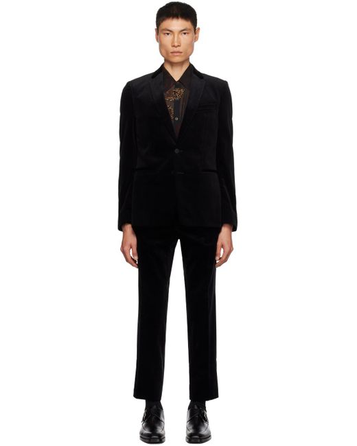 Dries Van Noten Black Slim-fit Suit for men