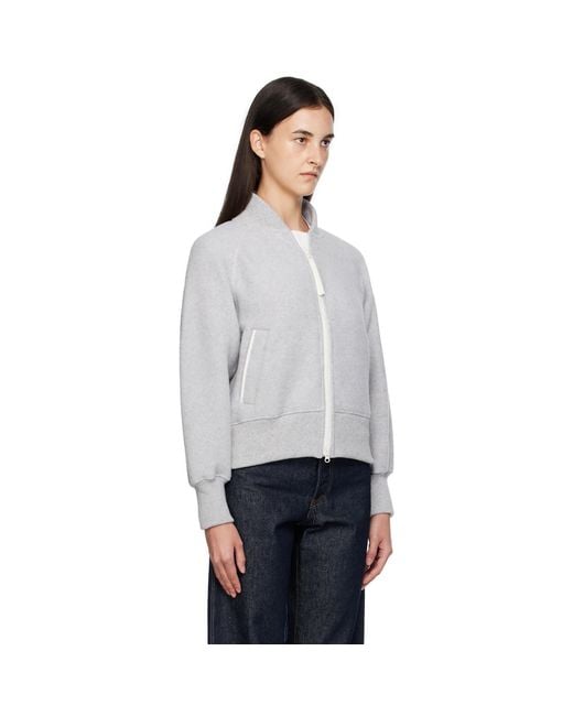 Canada Goose White Label' Sierra Fleece Bomber Jacket