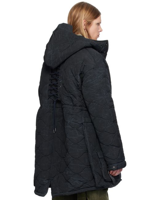 ANDERSSON BELL Lace-Up Fishtail Coat in Black for Men | Lyst