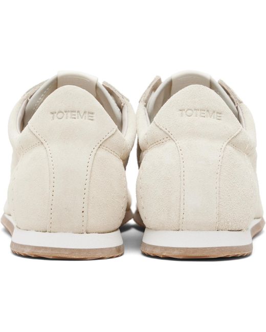 Totême Black Off- Flex Suede Sneakers