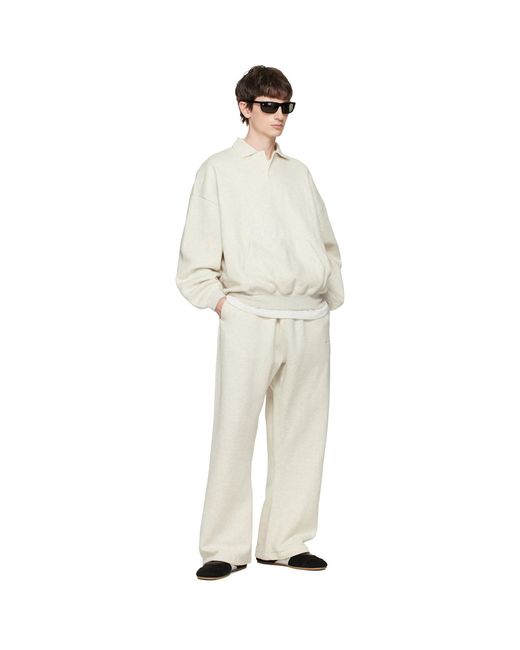Fear Of God White Signature 90S Polo Sweatshirt for men