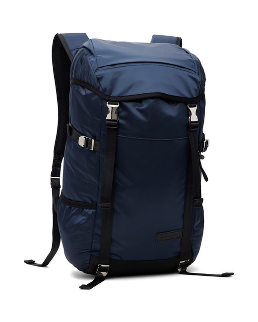 Master Piece Blue Lightning Flap Backpack for men