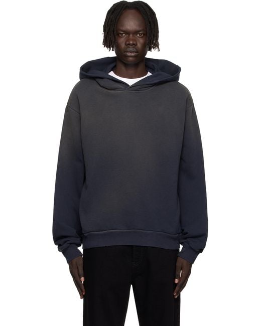 Acne Studios Men's Black Logo Hoodie