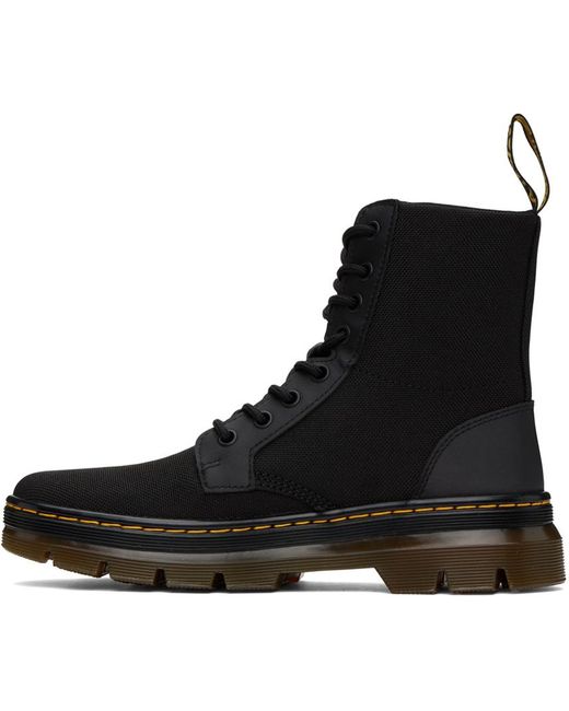 Dr. Martens Black Combs Poly Boots for men