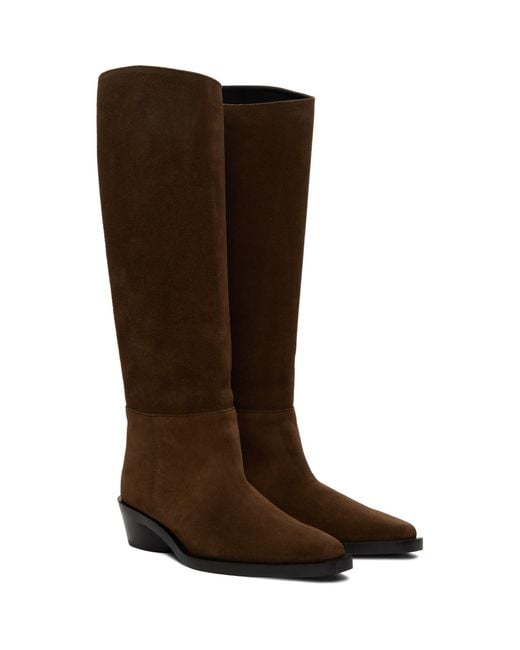 Proenza Schouler Brown Bronco Tall Boots