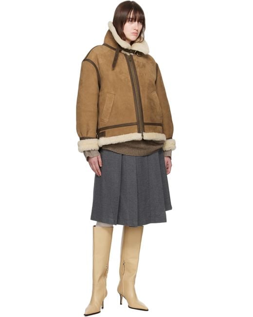 【関税込み】Dunst ブラウン 本革 シアリングジャケット DUNST ブラウン 本革 シアリングジャケット ブラウン | Lyst