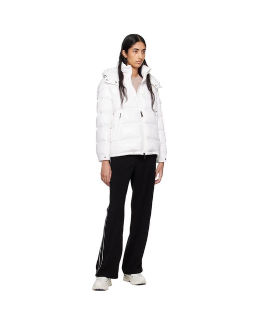 Moncler White Maire Short Down Jacket