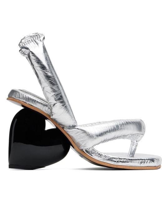 Yume Yume Metallic Love Heeled Sandals
