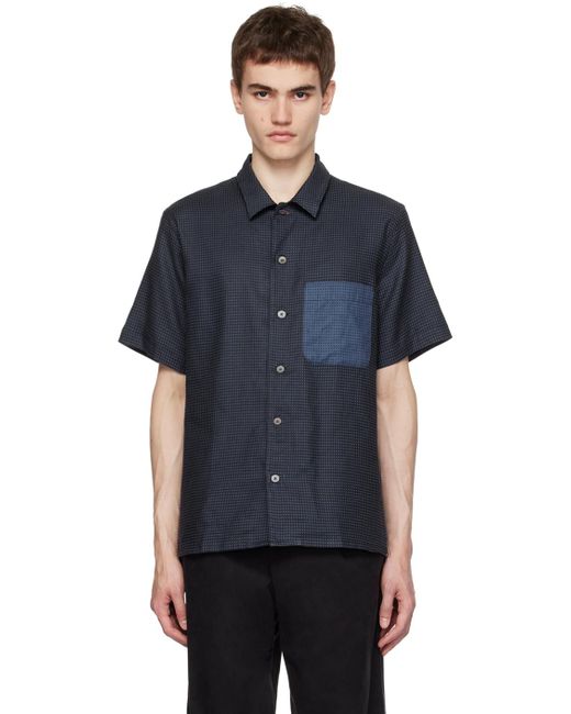 PS by Paul Smith Blue Polka Dot Shirt for men