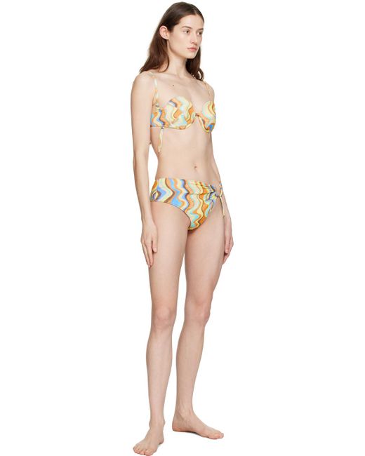 Jacquemus Multicolor Le Raphia 'le Haut De Maillot Aouro' Bikini Top