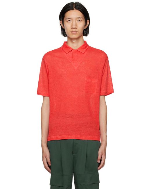 Maryam Nassir Zadeh Red Source Polo for men