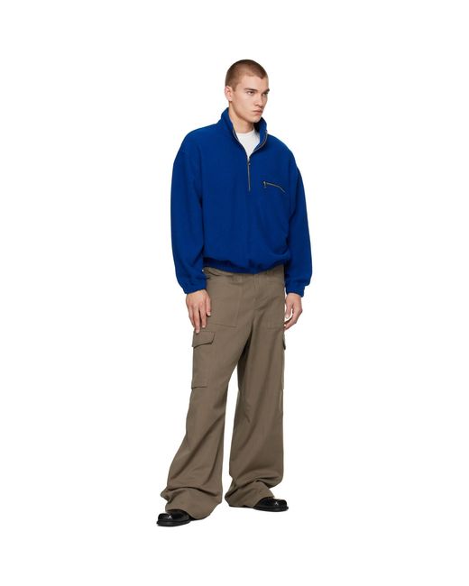 Blouson Bleu En Molleton Rier pour homme en coloris Blue